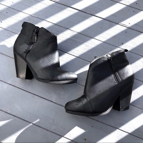 rampage black booties